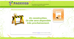 Desktop Screenshot of packweb.be